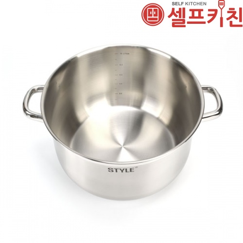 스타일 곰솥냄비 인덕션겸용 찜솥 곰통 다용도 스테인레스